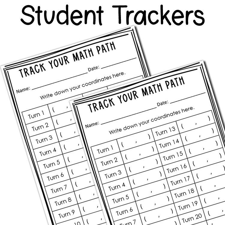 Coordinate Plane Math Center Activity