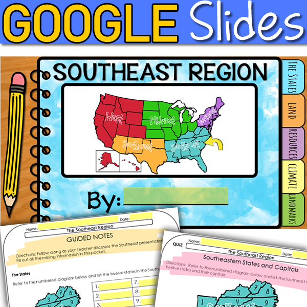 US Regions: Southeast Region (Print and Digital)