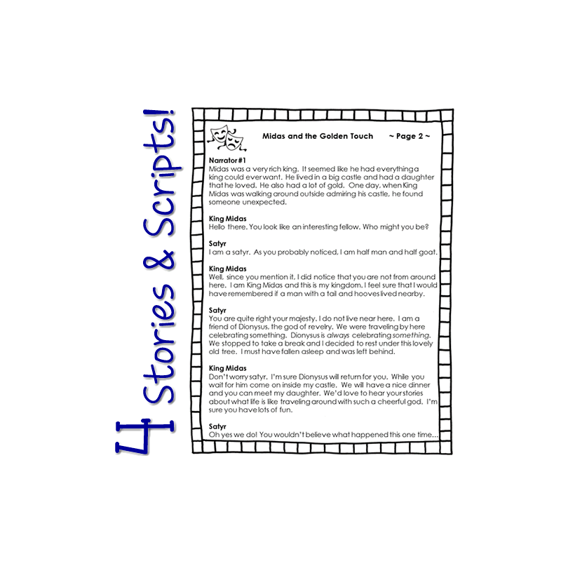 Greek Mythology Readers' Theater Scripts & Stories