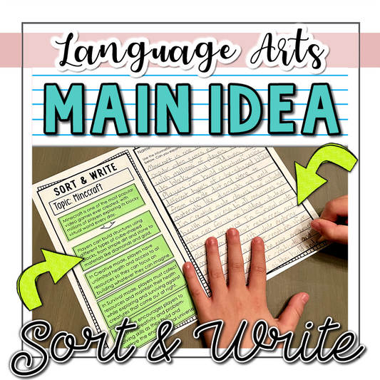 MAIN IDEA Sort & Write