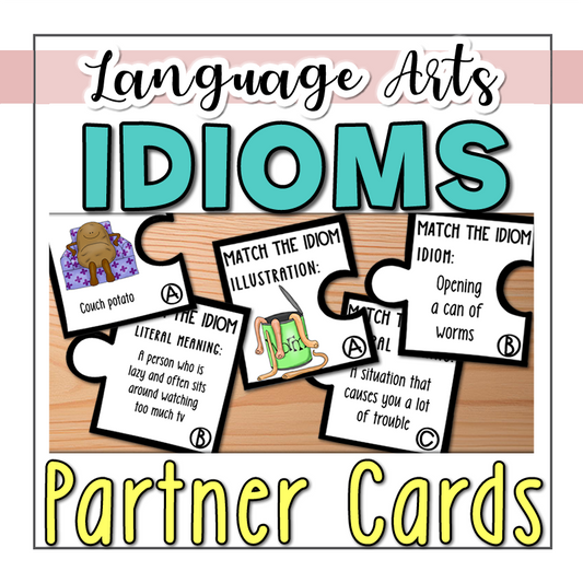 Idiom Partner Cards - Icebreaker