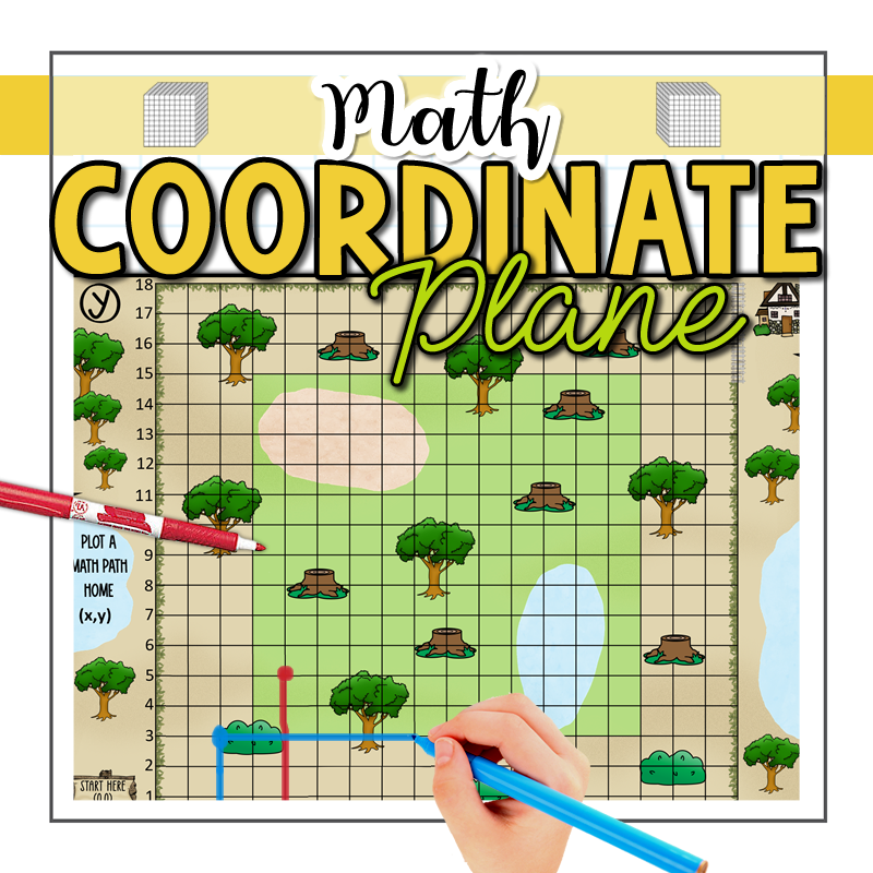 Plane Math 4 Coordinate Plane Math Center Activity – SunnyDaze Teaching