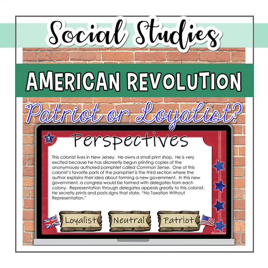 Patriot or Loyalist? American Revolution Perspectives