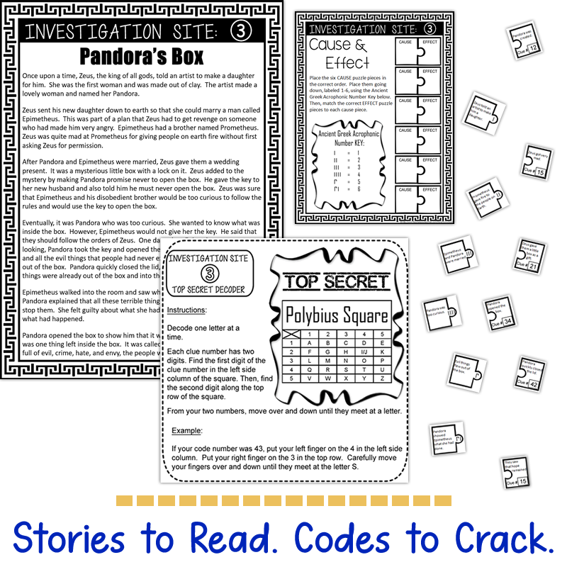 Greek Mythology Escape Room