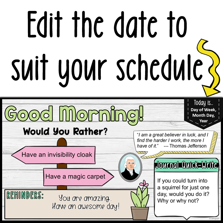 180+ Morning Meeting Slides | Daily Activities | 3rd, 4th, 5th Grade
