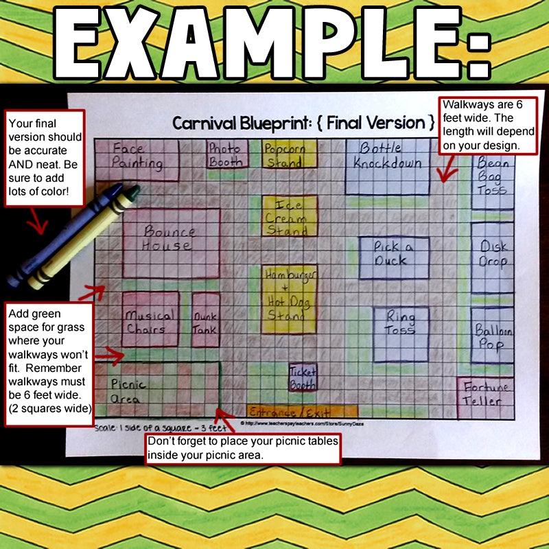 Area & Perimeter: Design a School Carnival Project Based Learning