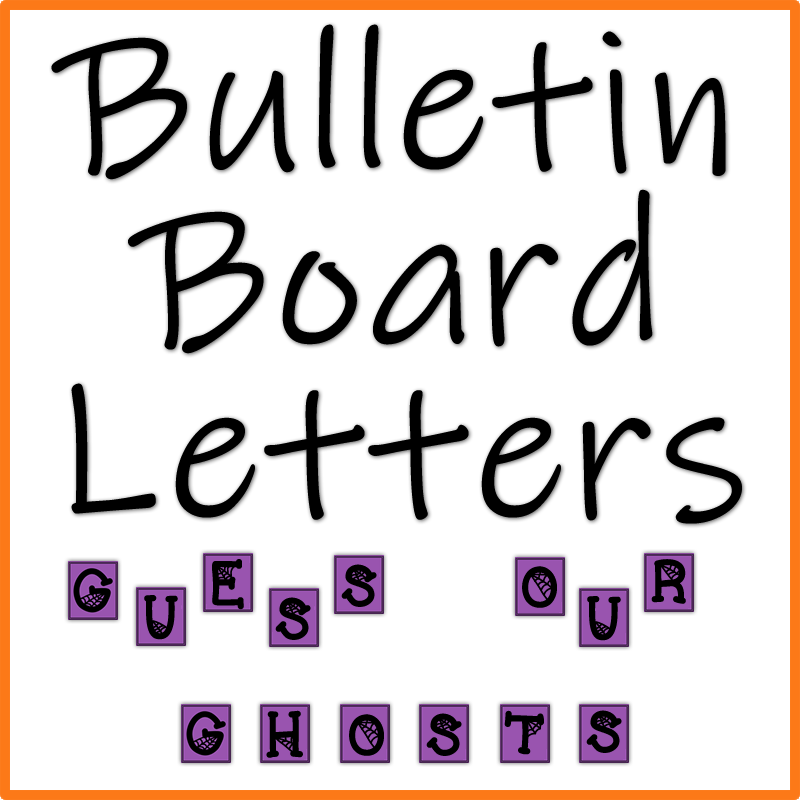 Halloween Bulletin Board | Guess Our Ghosts | Student Photo Hallway Display Craft