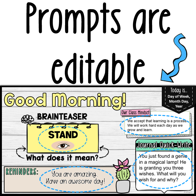 180+ Morning Meeting Slides | Daily Activities | 3rd, 4th, 5th Grade