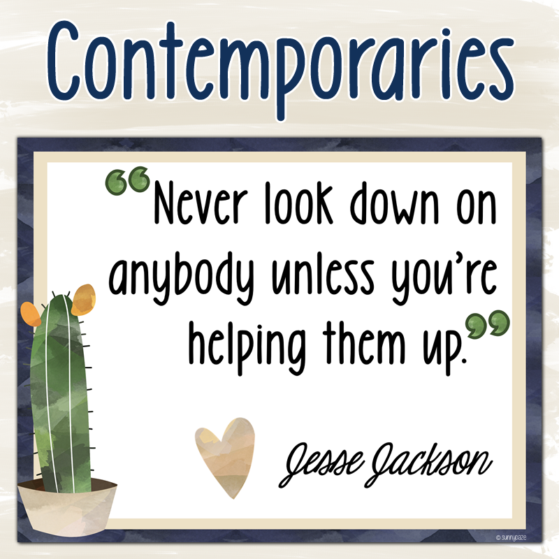 Motivational Quote Posters - Watercolor Plant Theme