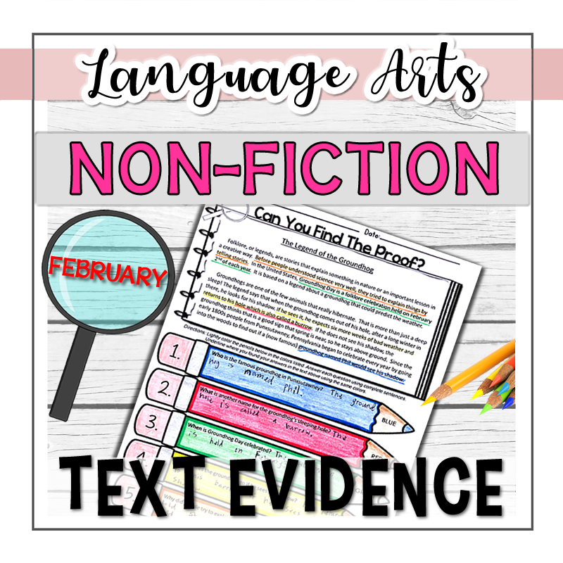 Text Evidence Non-Fiction FEBRUARY