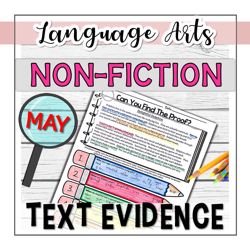 Text Evidence Non-Fiction MAY