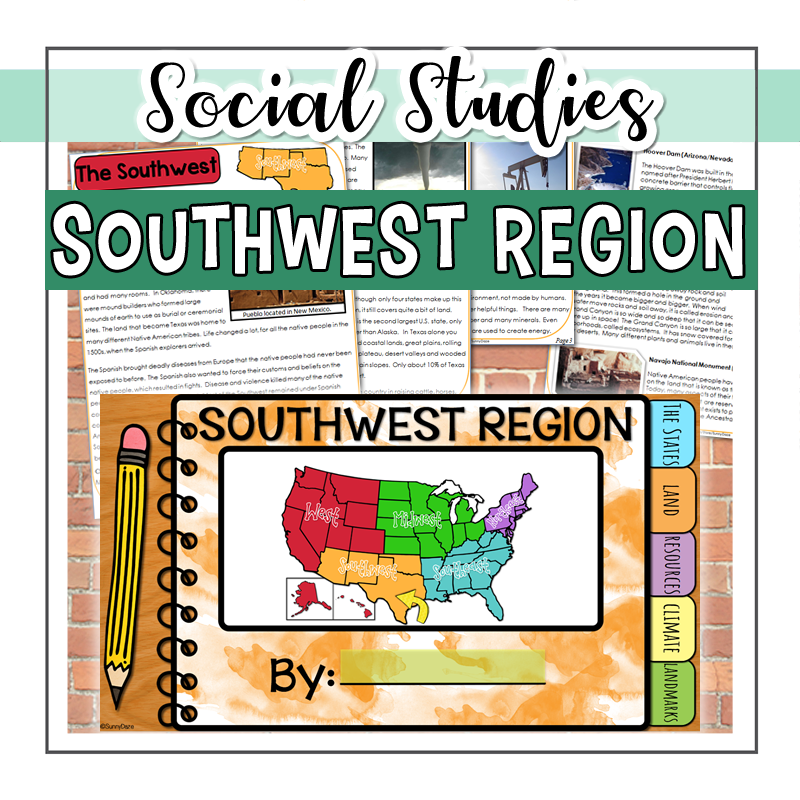 US Regions: Southwest Region (Print and Digital)