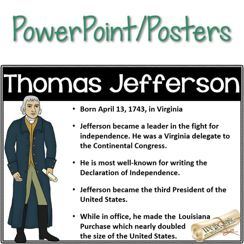 Founding Fathers Posters & Doodle Notes