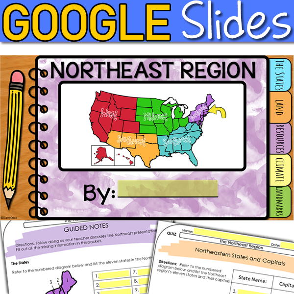 US Regions: Northeast Region (Print and Digital)