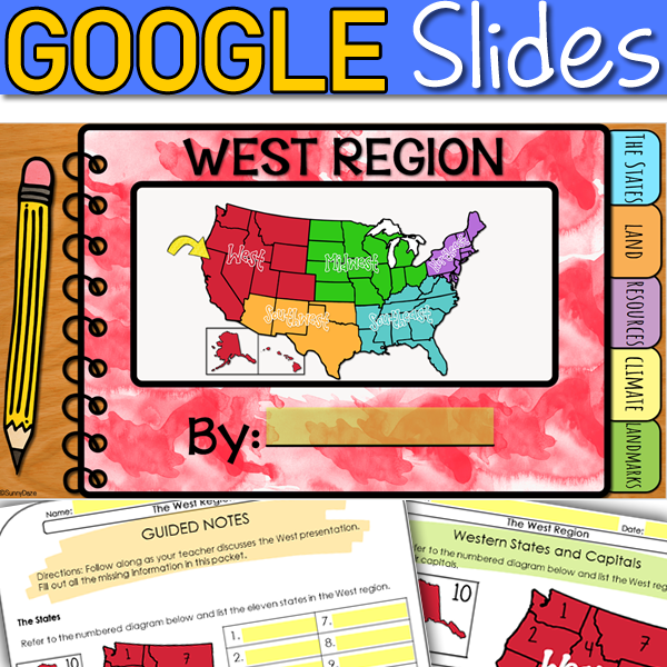 US Regions: West Region (Print and Digital)